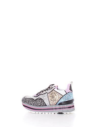 Scarpe Sneaker Liu-Jo Maxi Wonder Glitter Multicolor Donna DS21LJ10