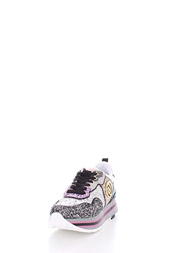 Scarpe Sneaker Liu-Jo Maxi Wonder Glitter Multicolor Donna DS21LJ10