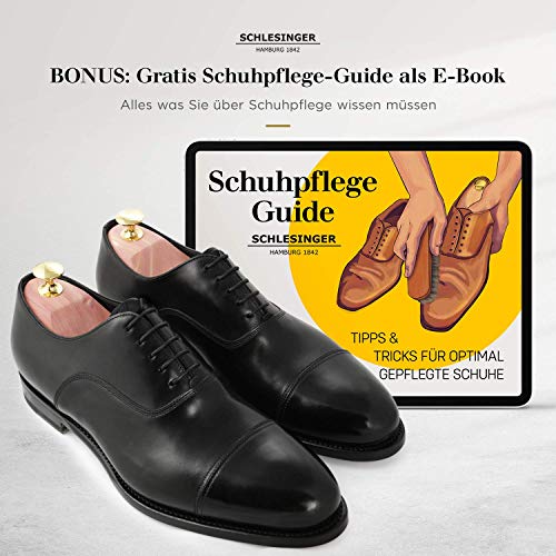 Schlesinger Hormas Para Zapatos de Hombre en Madera de Cedro para Controlar Olores y Absorber Humedad - Conserva tu Lujoso Calzado de Piel en Perfectas Condiciones - Tallas 35 a 52 / Modelo Kaiser