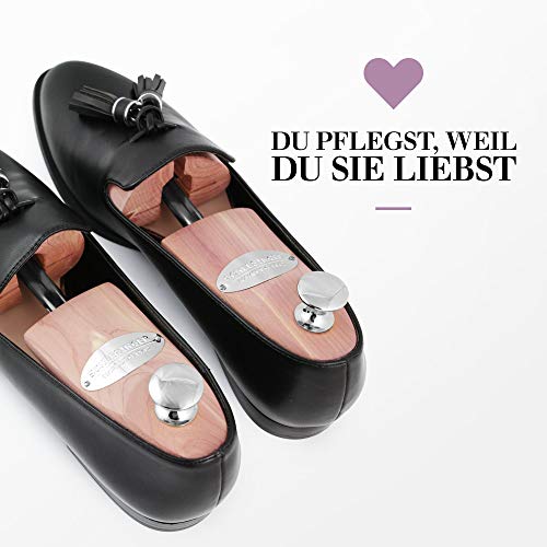 Schlesinger Hormas Para Zapatos de Hombre en Madera de Cedro para Controlar Olores y Absorber Humedad - Conserva tu Lujoso Calzado de Piel en Perfectas Condiciones - Tallas 39 a 48 / Modelo Königin