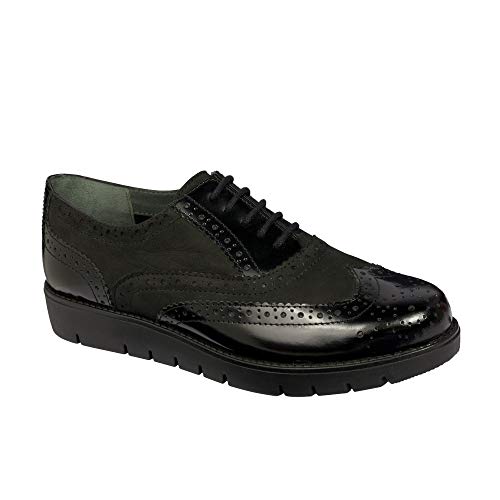 Scholl Brogues Virginia Negro 35