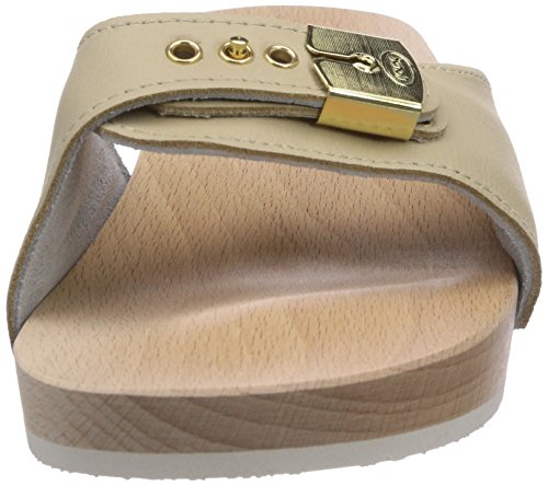 Scholl PESCURA Wedge Sand, Zuecos Mujer, 42