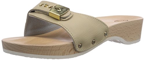 Scholl PESCURA Wedge Sand, Zuecos Mujer, 42