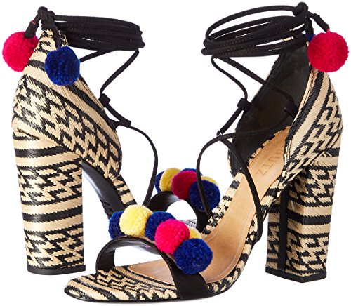 Schutz S2-01480079, Sandalia con Pulsera Mujer, Negro, 37 EU