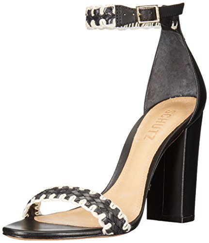 SCHUTZ Sandalias de vestir Floriza para mujer, color negro, 10 M US