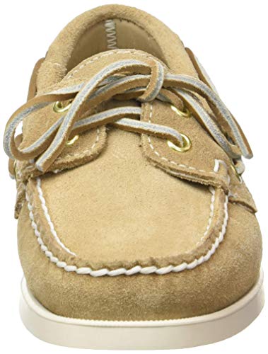 Sebago Docksides Portland Suede W, Náuticos Mujer, Beige (Beige Camel 906), 37.5 EU