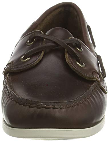 Sebago Jacqueline Waxy W, Náuticos Mujer, Marrón (Dk Brown 901), 40.5 EU