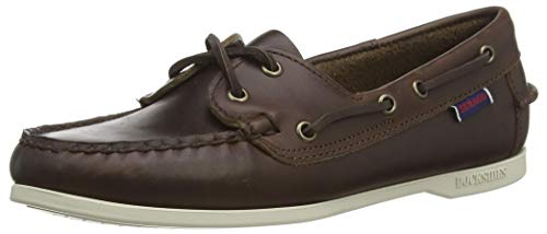 Sebago Jacqueline Waxy W, Náuticos Mujer, Marrón (Dk Brown 901), 40.5 EU