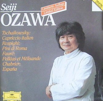 Seiji Ozawa Dirige Tchaïkovski-Capriccio Ita-Fauré-Pelleas-C Habrier-Espana-Tchaik-Capriccio Italien