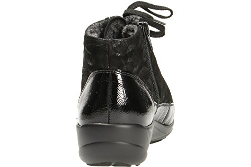 Semler Birgit Stf. - Botas de Charol para Mujer Negro Negro, Color Negro, Talla 7,5