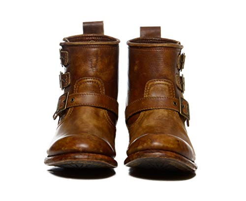 Sendra Boots 11296 LIGTHING Deep LAV.Wax Botin Motero DE Hebillas (45 EU, Natural Wax)