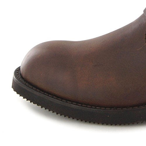 Sendra Boots 2944 - Biker Boots de cuero unisex, color marrón, talla 40