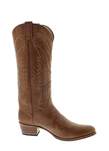 Sendra Boots 7082 - Botas de piel para mujer, color marrón, color Marrón, talla 42 EU