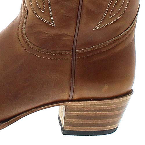 Sendra Boots 7082 - Botas de piel para mujer, color marrón, color Marrón, talla 42 EU
