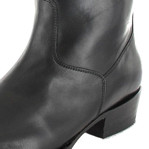 Sendra Boots 7438 - Botines chelsea de cuero unisex, negro - Negro, 42 EU