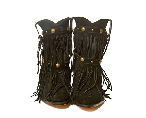 Sendra Boots 8991 Donna Serraje Botin Flecos (35 EU, Negro)