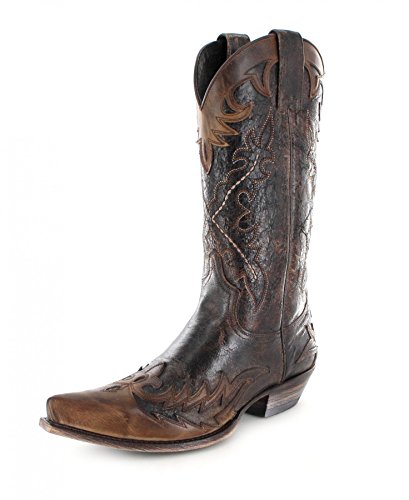 Sendra Boots 9669 - Botas de vaquero para hombre y mujer, color marrón, color Marrón, talla 36 EU