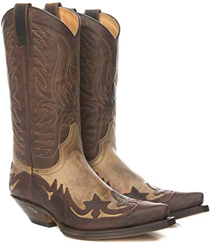 Sendra Boots Bota Western 3241 Cuervo Flora/Sprinter (39 EU, MADDOG/Sprinter 7004)