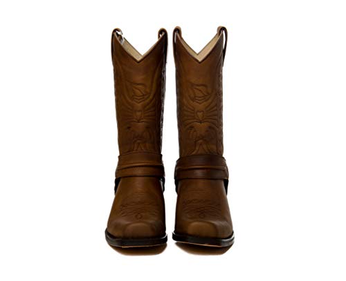 Sendra Boots Botas Biker de Punta Cuadrada 2621 Pete (44 EU, Sprinter Tang)