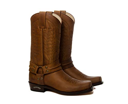 Sendra Boots Botas Biker de Punta Cuadrada 2621 Pete (44 EU, Sprinter Tang)