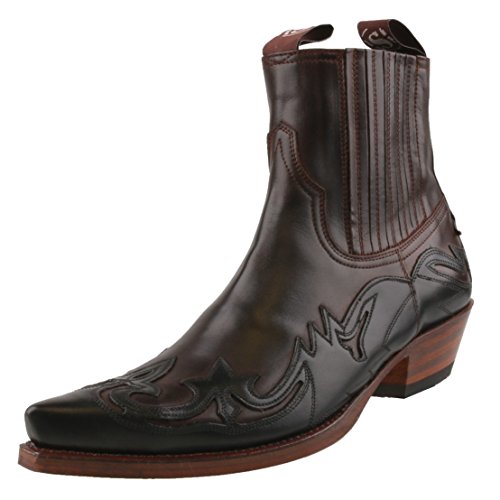 Sendra Boots - Botas de cuero para hombre marrón marrón oscuro, color marrón, talla 46