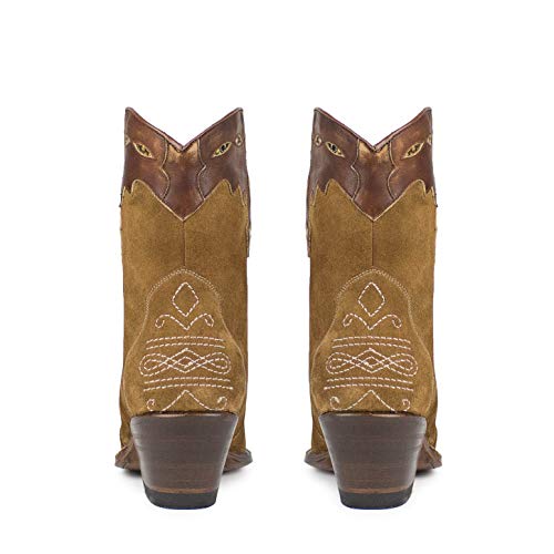 Sendra Boots Botín 16349 Judy Salvaje (40 EU, Serraje Camel Kaleido 158bis)