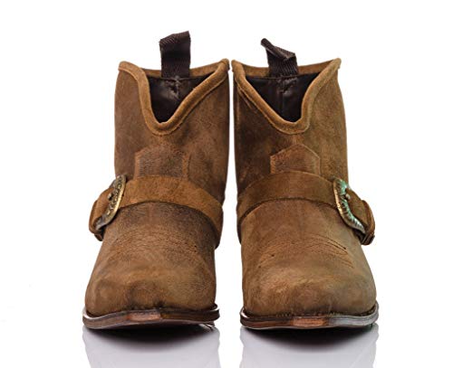 Sendra Boots Botín Corto con Hebilla 15411 JAEN Bronx Light Color Marrón (37 EU)