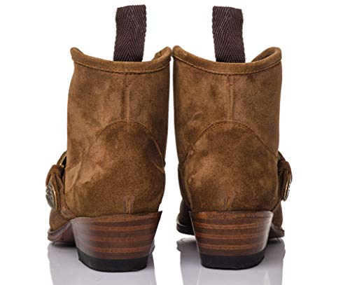 Sendra Boots Botín Corto con Hebilla 15411 JAEN Bronx Light Color Marrón (37 EU)