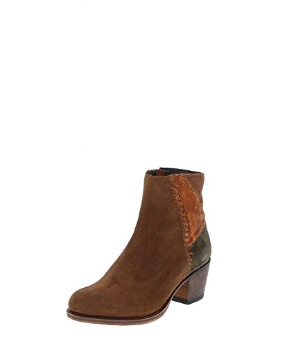 Sendra Boots Keira 13847 Rovere Fawn - Botines de piel para mujer, color marrón, color Marrón, talla 36 EU