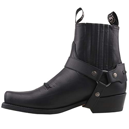 Sendra Botines de motorista 6445, color negro, color Negro, talla 41 EU