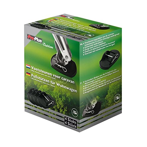 Set 4 plataformas pies soportes apoyapatas con pernos de metal, ProPlus 361528