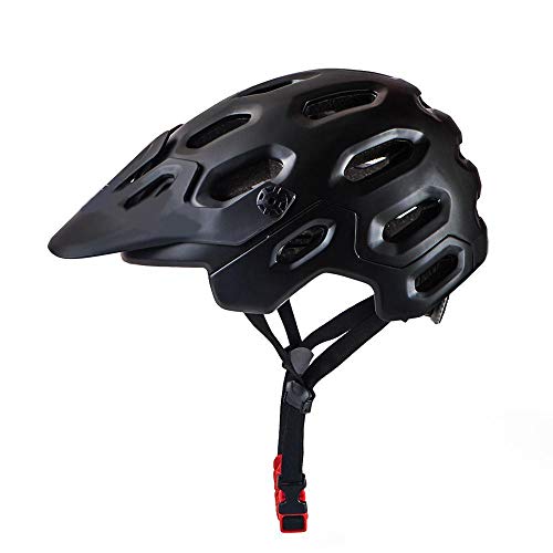 SFBBBO Casco Bicicleta Bicicleta de montaña Sprint Deportes Casco de Ciclismo Jungle Ciclismo Casco de Ciclismo Casco Duro Hombre y Mujer General L (58-62CM) Negro