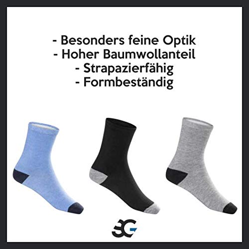 SG-WEAR 12 pares de calcetines para niños para Chico con un alto contenido de algodón Calcetines de deporte coloridos en varios motivos/medias en tallas 23-26, 27-30, 31-34, 35-38 / (Motiv 1, 31-34)