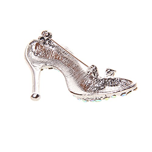 sharprepublic Señoras De Diamantes De Imitación De Cristal Violeta Zapatos De Tacón Alto De La Princesa Broche - 5