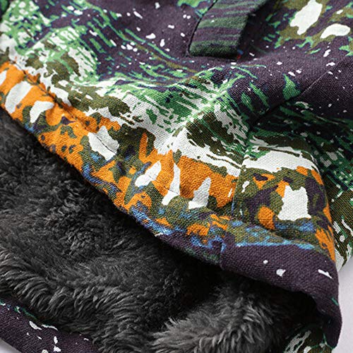 SHOBDW Mujer Moda Manga Larga Top Cremallera Suelta Talla Grande Sudadera con Capucha Cazadora Cortaviento Vintage Cardigans de Felpa Abrigos Gruesos de Invierno Abrigos(Verde,Medium)