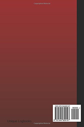 Shoe Machine Operator Log (Logbook, Journal - 124 pages, 6 x 9 inches): Shoe Machine Operator Logbook (Red Cover, Medium) (Unique Logbook/Record Books)