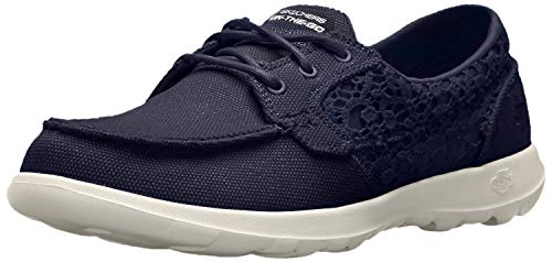 Skechers 15431, Náuticos Mujer, Azul (Navy), 36 EU