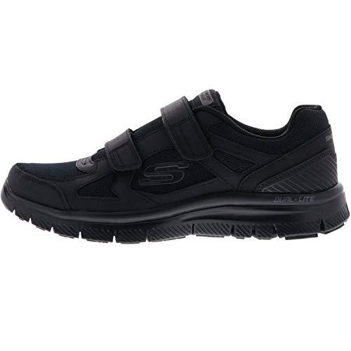 SKECHERS 58365 ESTELLO Black Black Shoes Hombre Memory Foam lagrima 42