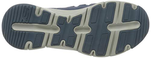Skechers Arch FIT Lucky Thoughts, Zapatillas Mujer, Ribete de Malla Azul Marino Nvy, 36 EU