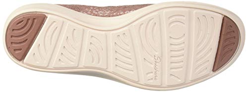 Skechers Arya-Airy Days, Bailarinas con Punta Cerrada Mujer, Multicolor (MVE Black Crochet/Trim), 41 EU