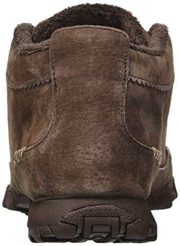Skechers Bikers-Lineage, Botas Estilo Motero Mujer, Marrón (Chocolate Suede/Flash Chocolate), 40 EU