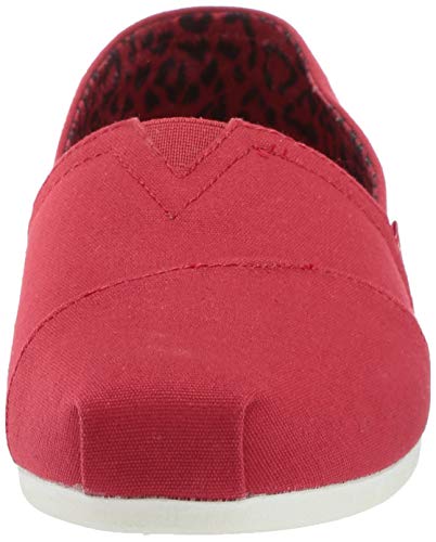 Skechers Bobs Plush Peace & Love Espadrilles 34 EU - Alpargatas para Mujer, Color Rojo, Talla 38 EU