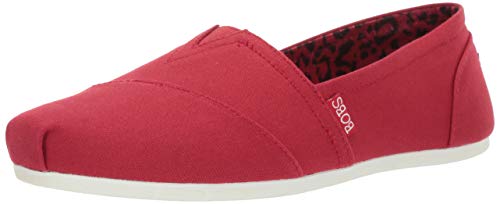 Skechers Bobs Plush Peace & Love Espadrilles 34 EU - Alpargatas para Mujer, Color Rojo, Talla 38 EU