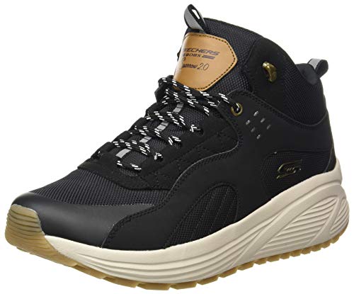 Skechers Bobs Sparrow 2.0, Zapatillas Mujer, Cordura Durabuck Negro, 38 EU