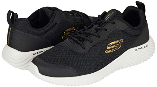 Skechers - Bounder - Zapatillas para hombre, color Negro, talla 45 EU