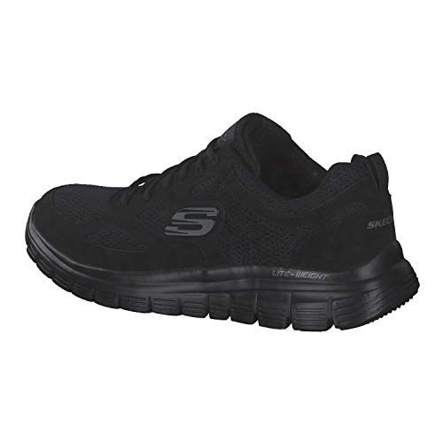 Skechers Burns 52635-bbk, Zapatillas para Hombre, Negro (Black 52635/Bbk), 43 EU