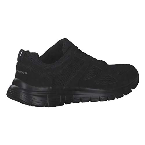 Skechers Burns 52635-bbk, Zapatillas para Hombre, Negro (Black 52635/Bbk), 43 EU