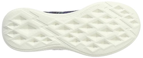 Skechers Burst Walk, Zapatillas Mujer, Azul (Navy/Turquise), 38 EU