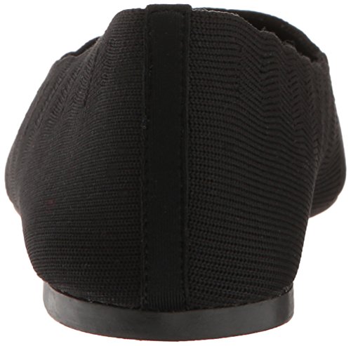 Skechers Cleo-Bewitched, Bailarinas con Punta Cerrada Mujer, Negro (BLK Black Flat Knit), 39.5 EU