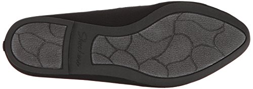 Skechers Cleo-Bewitched, Bailarinas con Punta Cerrada Mujer, Negro (BLK Black Flat Knit), 39.5 EU